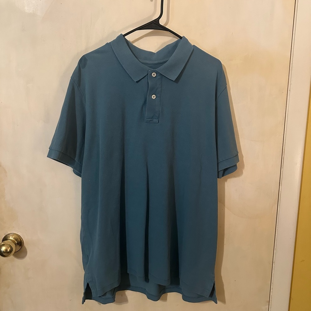Eddie Bauer Teal Polo Shirt